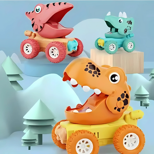 Juguetes de dinosaurios para niños Set de camiones monstruo