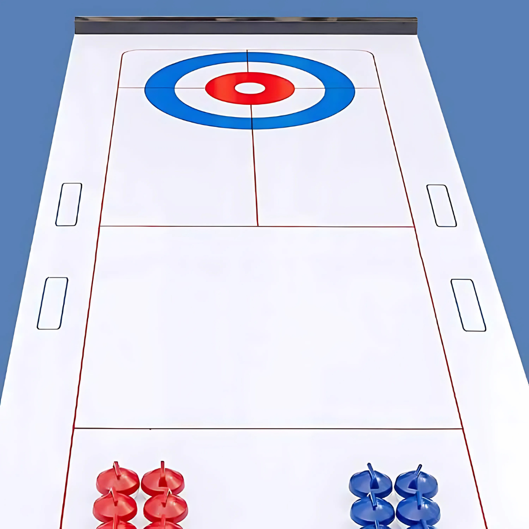 Juego de curling para niños de interior