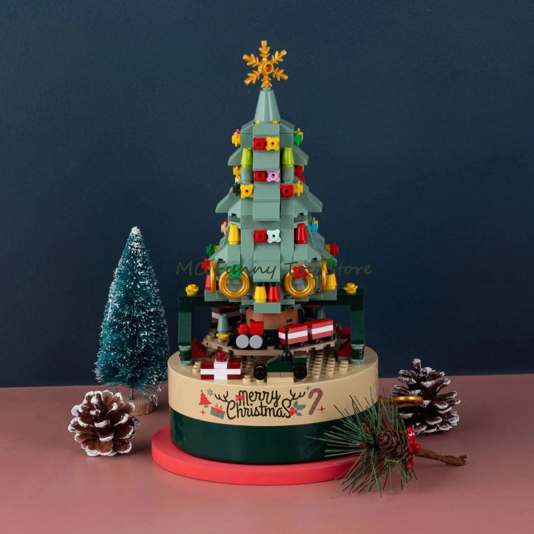 Decoraciones de Navidad Bloques de Construcción para Árbol DIY