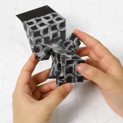 Cubo de rompecabezas magnético plegable juguete antiestrés