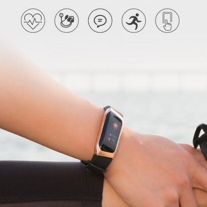 Reloj inteligente rastreador de fitness monitor de frecuencia cardíaca