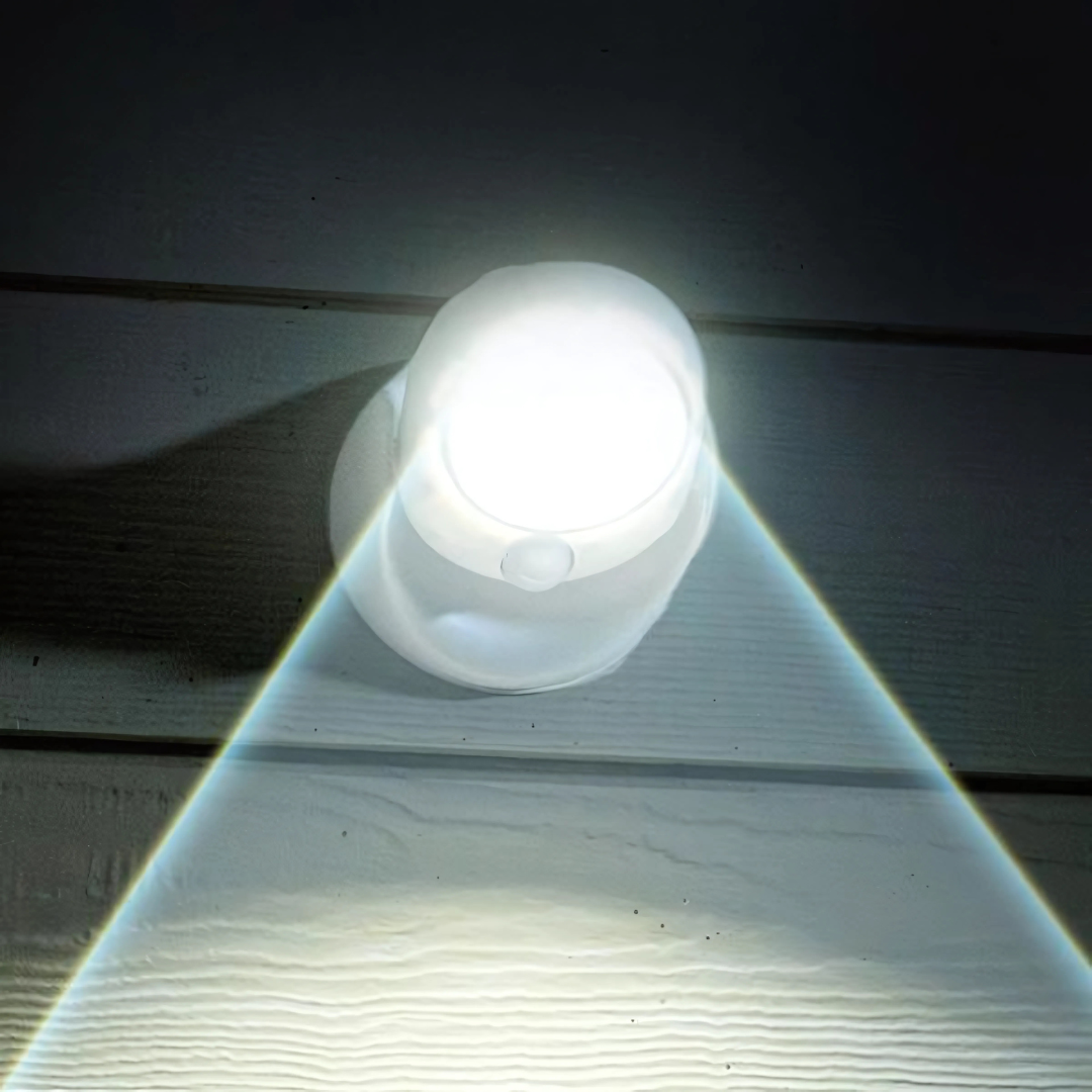Luz de seguridad LED con sensor de movimiento para exteriores