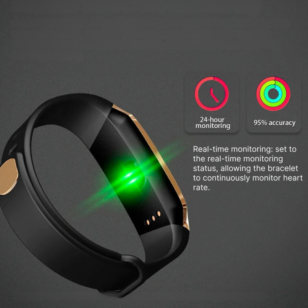 Reloj inteligente rastreador de fitness monitor de frecuencia cardíaca