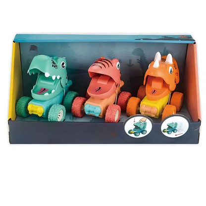 Juguetes de dinosaurios para niños Set de camiones monstruo