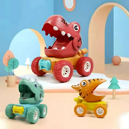 Juguetes de dinosaurios para niños Set de camiones monstruo