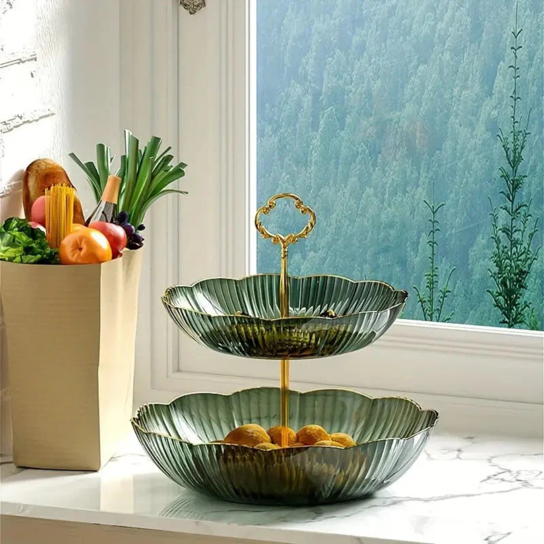 Fruit Bowl Space-Saving Kitchen Storage Rack