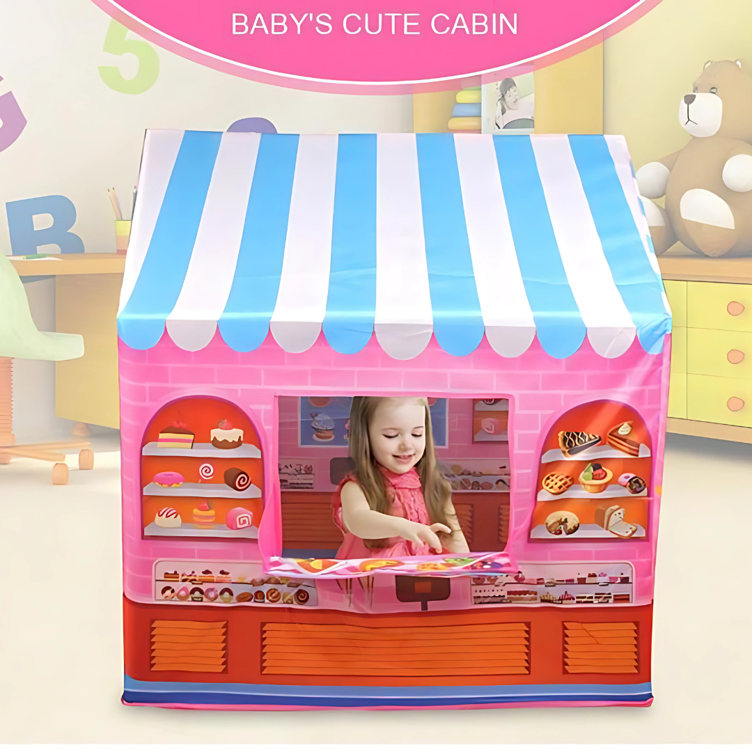 Casa de tienda de juegos para niños interior