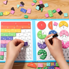 Giocattolo educativo per l'apprendimento delle frazioni matematiche