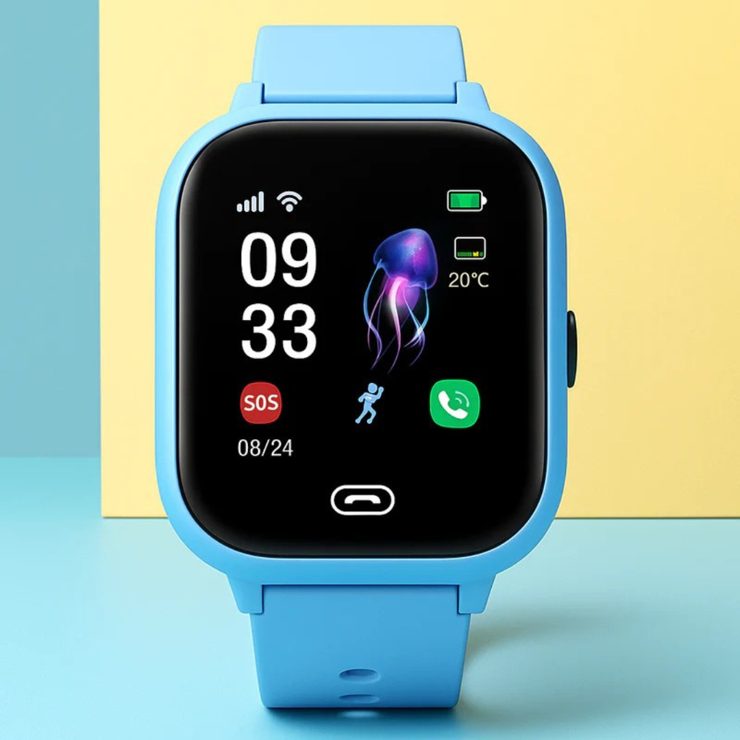 Reloj inteligente GPS para niños impermeable con rastreador