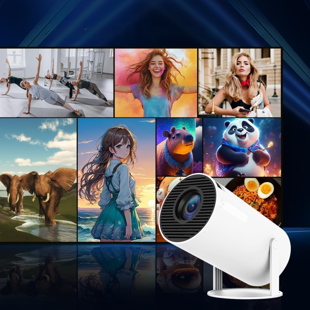 Proyector portátil para cine en casa con Android