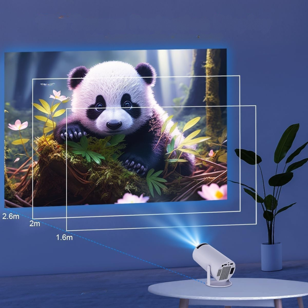 Proyector portátil para cine en casa con Android