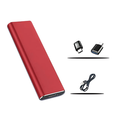 Unidad de almacenamiento portátil externa SSD USB de metal