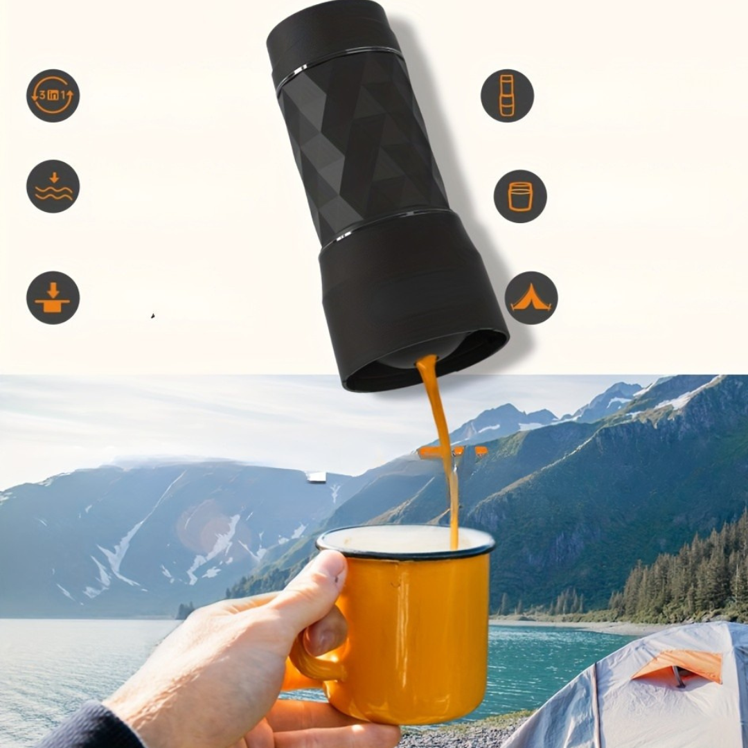 Cafetera manual portátil para viajes