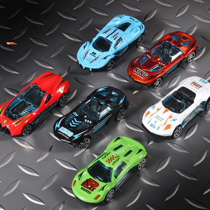 Set de Lanzador de Coches de Juguete Pista de Carreras Manual
