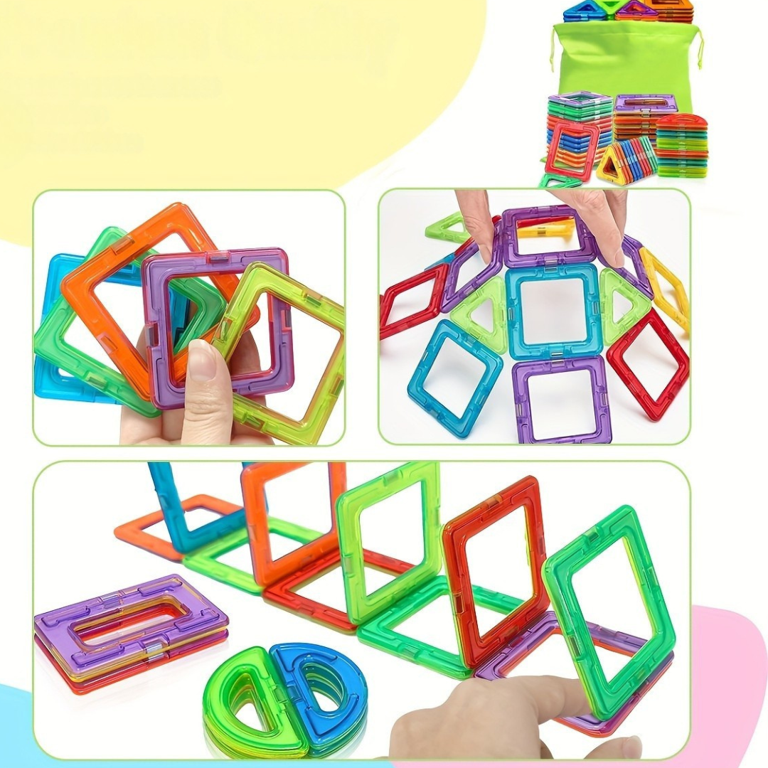 Juego de bloques magnéticos para niños