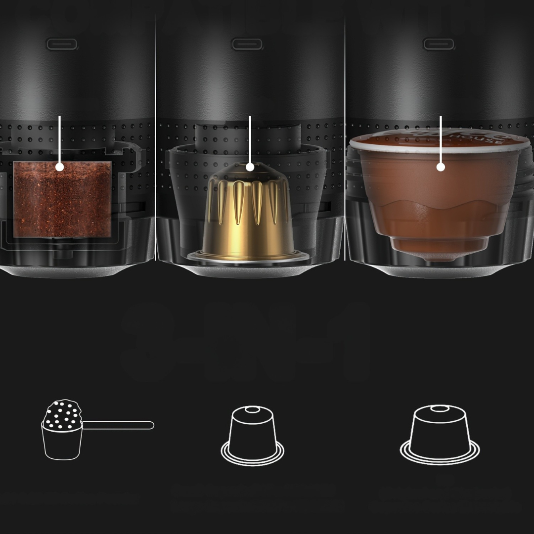 Cafetera eléctrica portátil para viajes