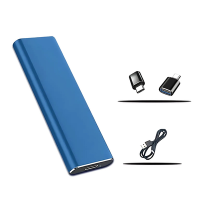 Unidad de almacenamiento portátil externa SSD USB de metal
