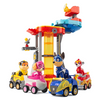 Juego de figuras de acción con torre y coche