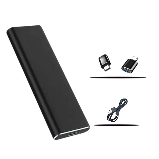 Unidad de almacenamiento portátil externa SSD USB de metal