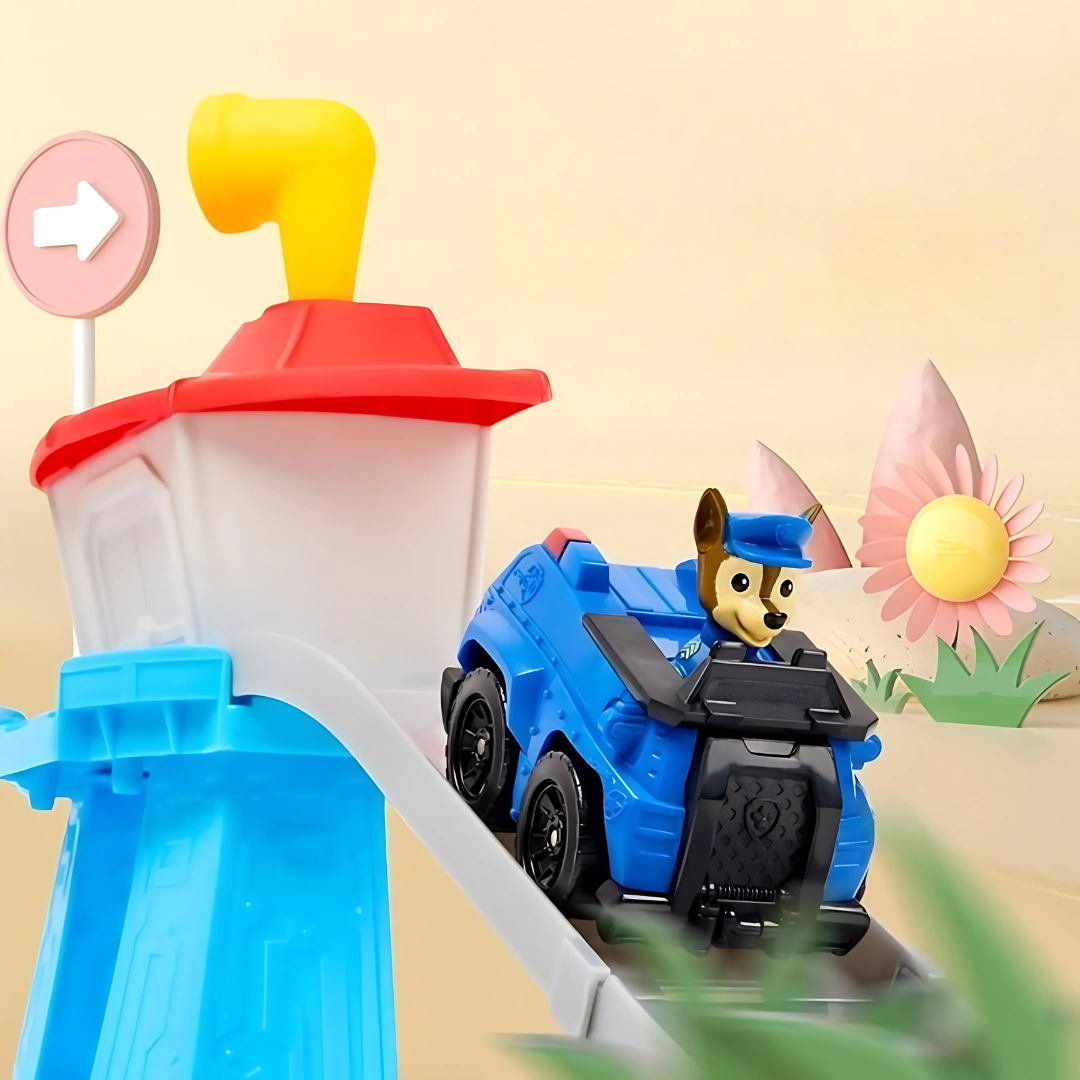 Torre de rampa para vehículos de juguete, set de juego para niños