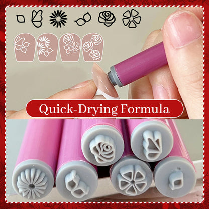 5+5 Gratis | DesignPress™ Diseño Rápido de Uñas con Estampado