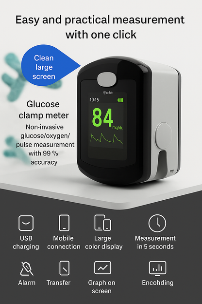 GlucoSnap™ - Check Your Blood Sugar Without the Pain (50% OFF)