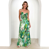 Annalise - Vestido Largo Chic con Tirantes Estampados