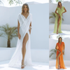 Phoenix - Sleeveless Mesh Holiday Cover-up Dress