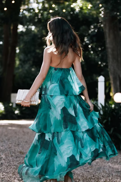 Imara - Vestido sin tirantes con vibras veraniegas sin esfuerzo