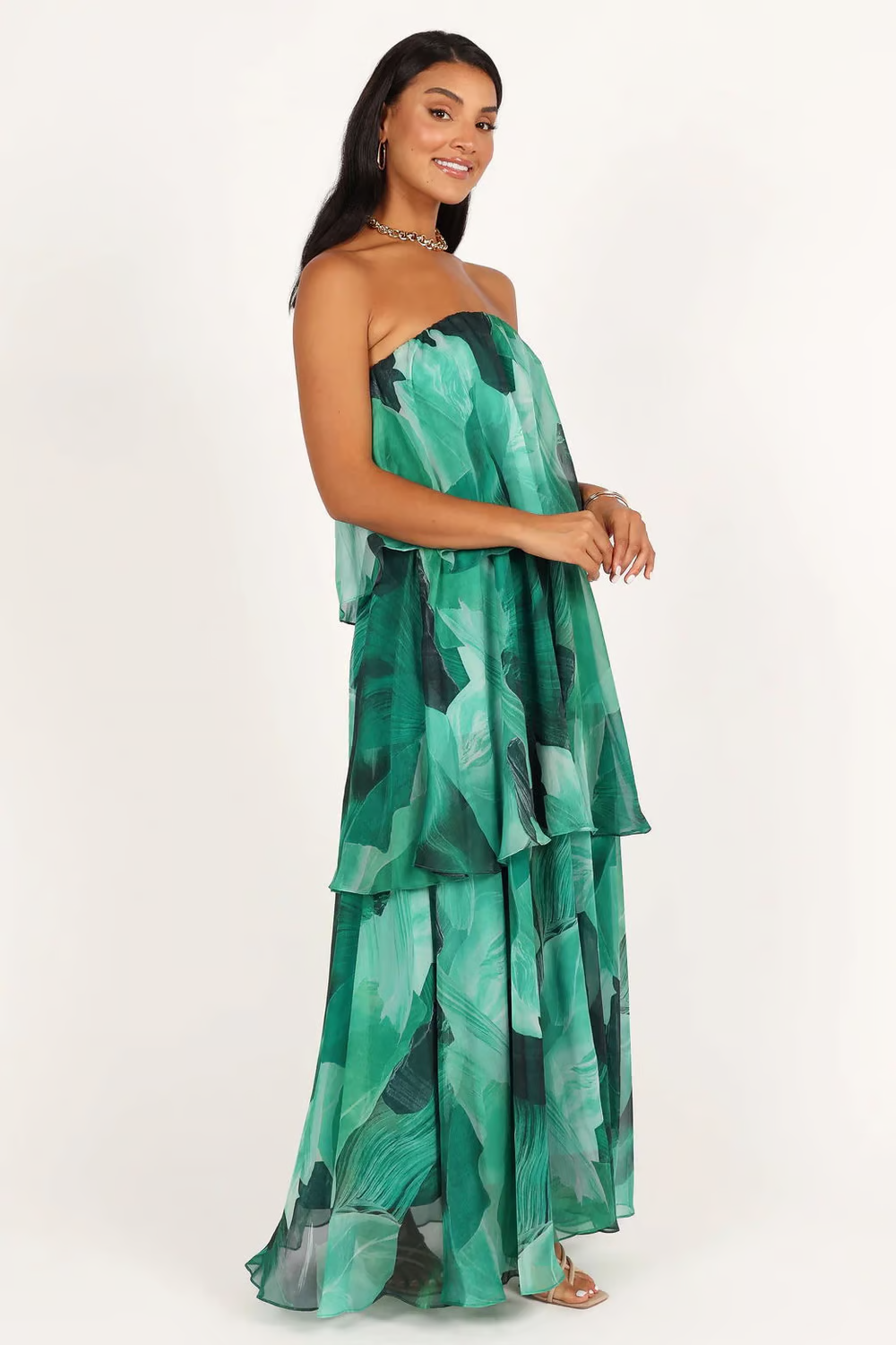 Imara - Vestido sin tirantes con vibras veraniegas sin esfuerzo
