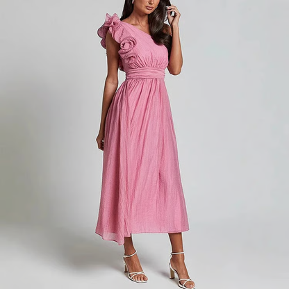 Bellamy - Vestido de verano elegante inclinado chic