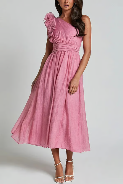 Bellamy - Vestido de verano elegante inclinado chic