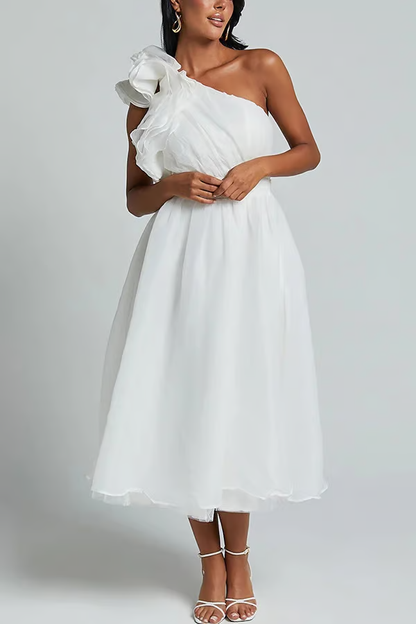 Bellamy - Vestido de verano elegante inclinado chic