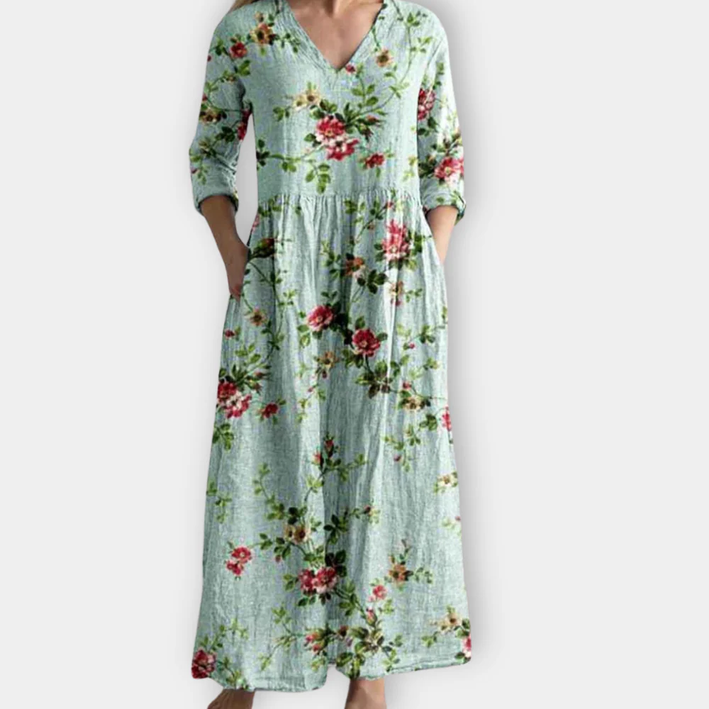 Thalia - Vestido Maxi Bohemio de Espíritu Libre