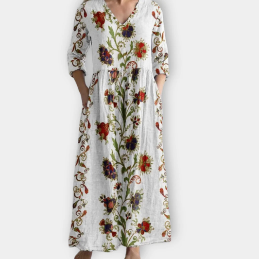 Evangeline - Vestido de verano bohemio chic despreocupado