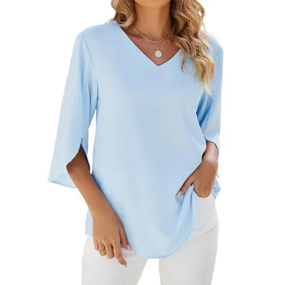 Zara - Top atemporal con escote en V