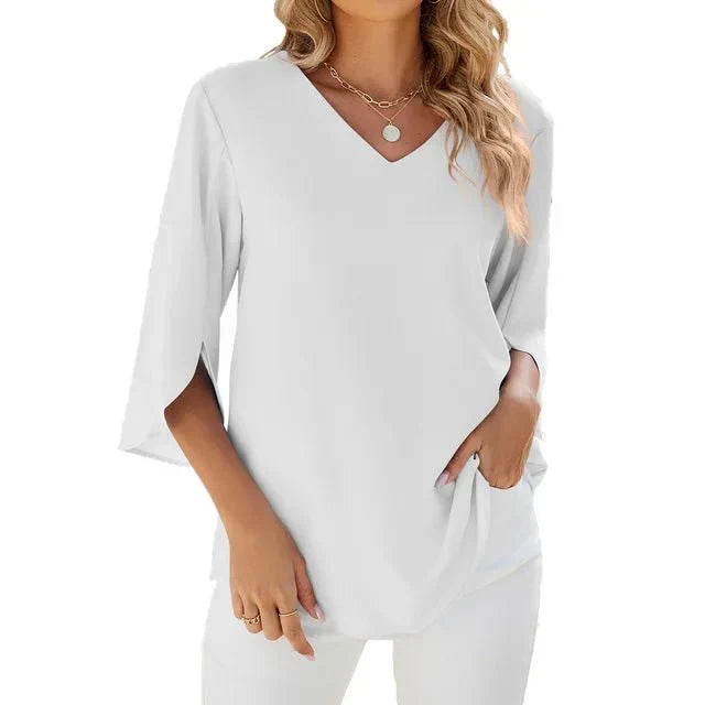 Zara - Top atemporal con escote en V
