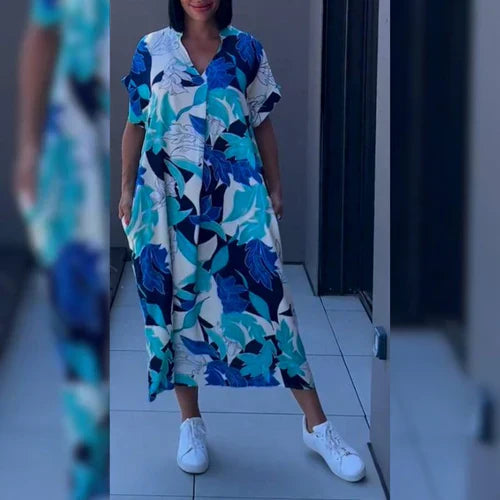 Gabriella – Vestido Floral que Realza la Figura