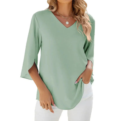Zara - Top atemporal con escote en V