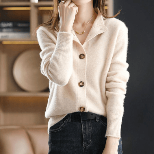 Sofia - Luxurious Cashmere Knit Cardigan