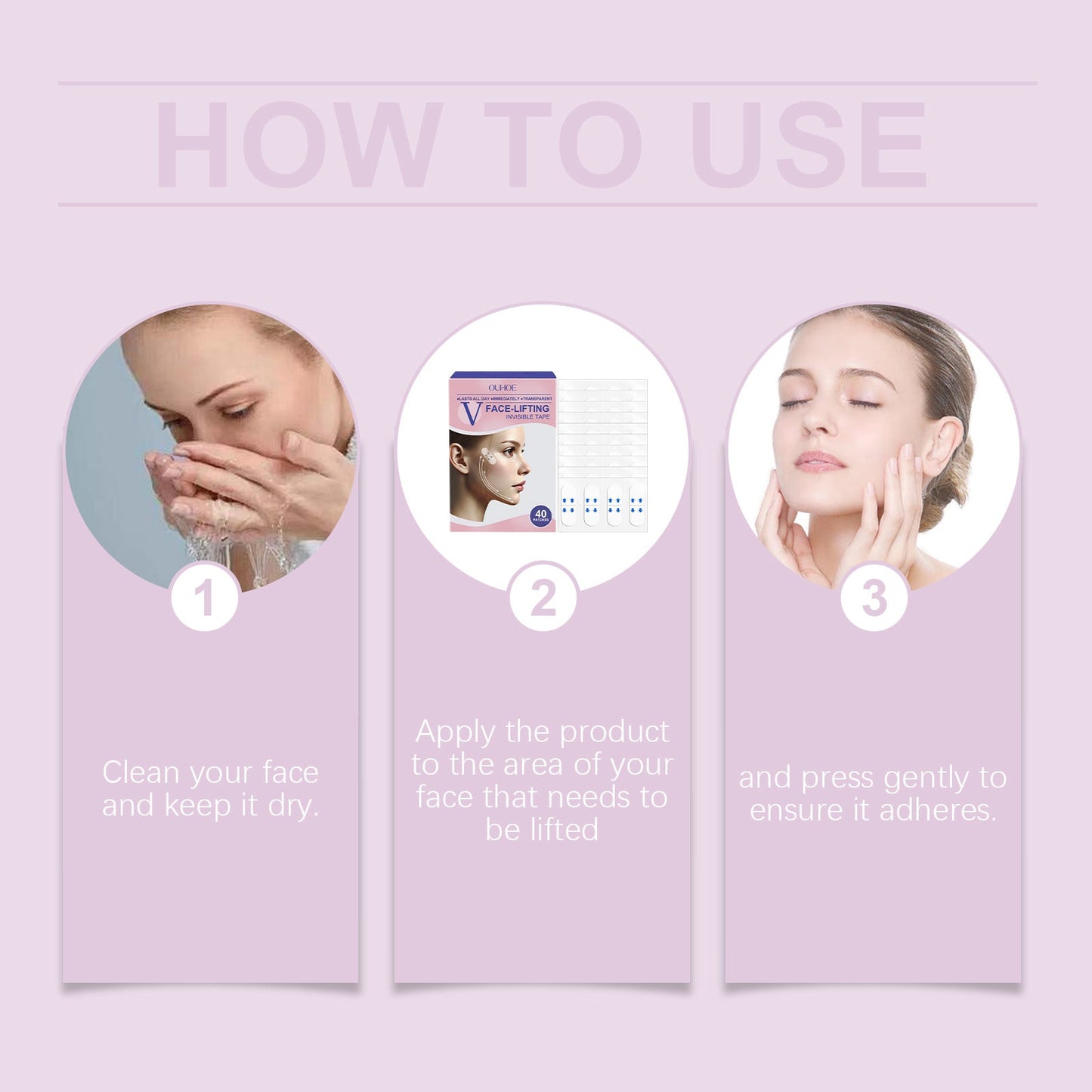 Cinta Invisible para Lifting Facial