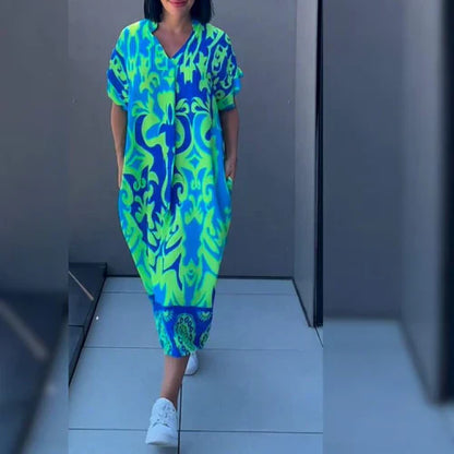 Gabriella – Vestido Floral que Realza la Figura