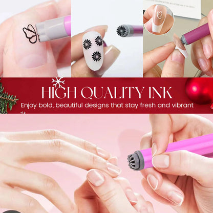 5+5 Gratis | DesignPress™ Diseño Rápido de Uñas con Estampado