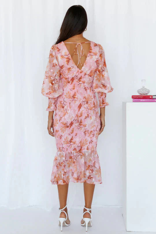 Amara | Vestido de flores impresionante