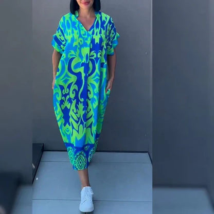 Gabriella – Vestido Floral que Realza la Figura