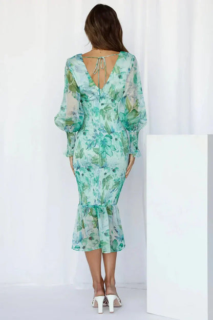 Amara | Vestido de flores impresionante