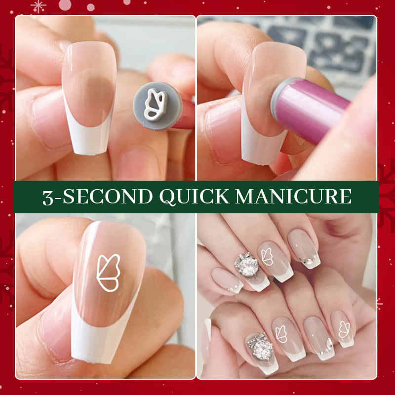5+5 Gratis | DesignPress™ Diseño Rápido de Uñas con Estampado