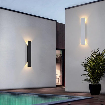 Lámparas de pared modernas de aluminio para exteriores