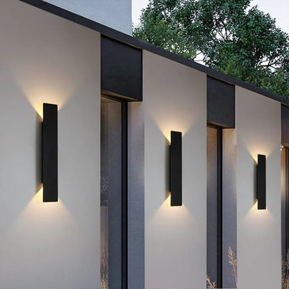 Lámparas de pared modernas de aluminio para exteriores