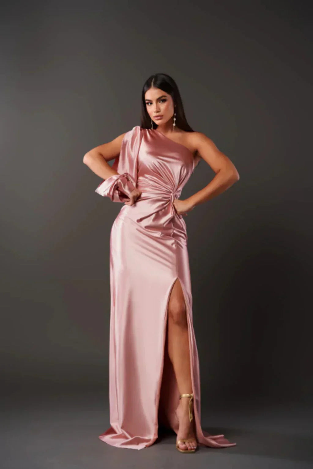Amison | Vestido Maxi Elegante con Abertura